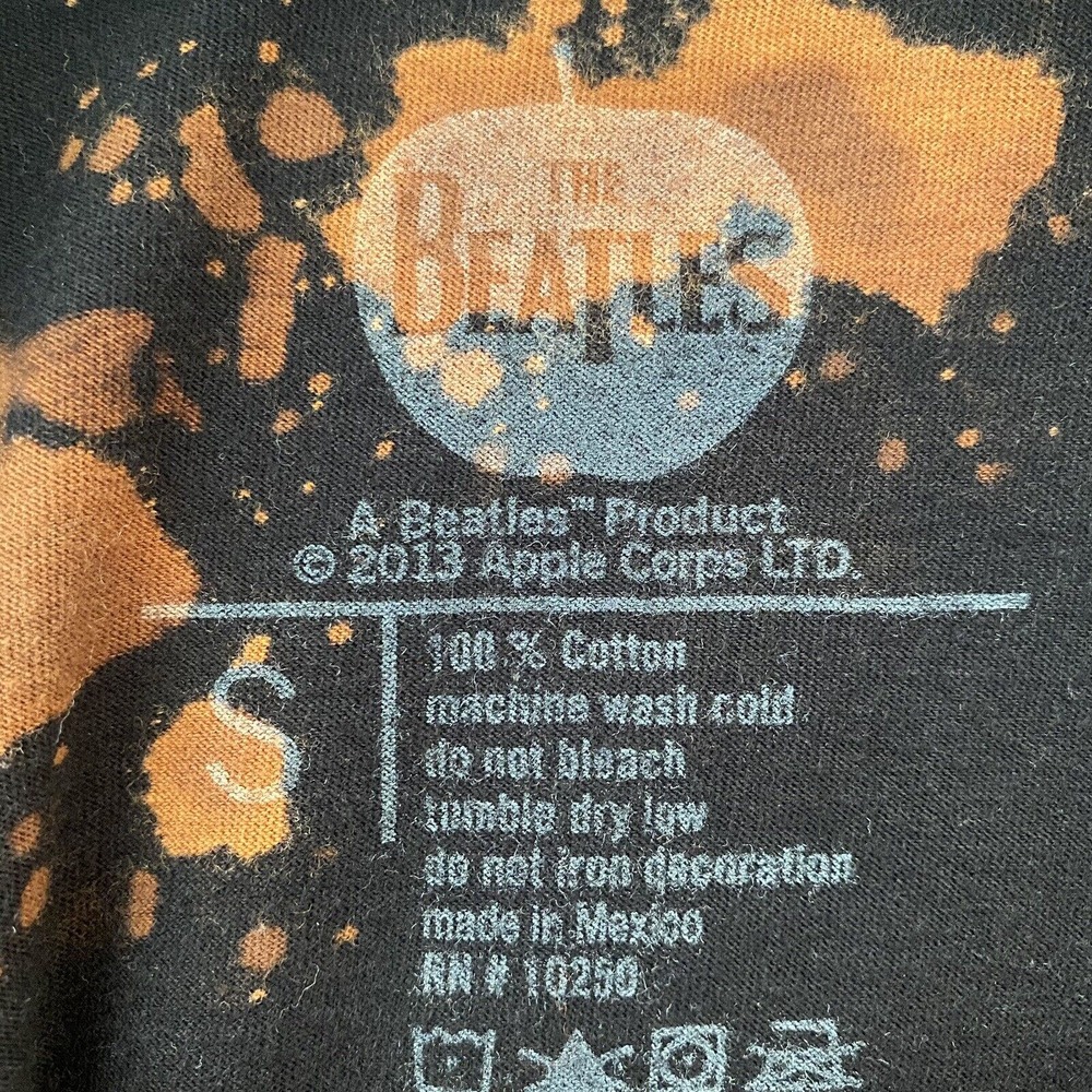 The Beatles 1964 Hollywood Bowl Reworked Bleached Distressed T-Shirt - Small - Picture 5 of 6